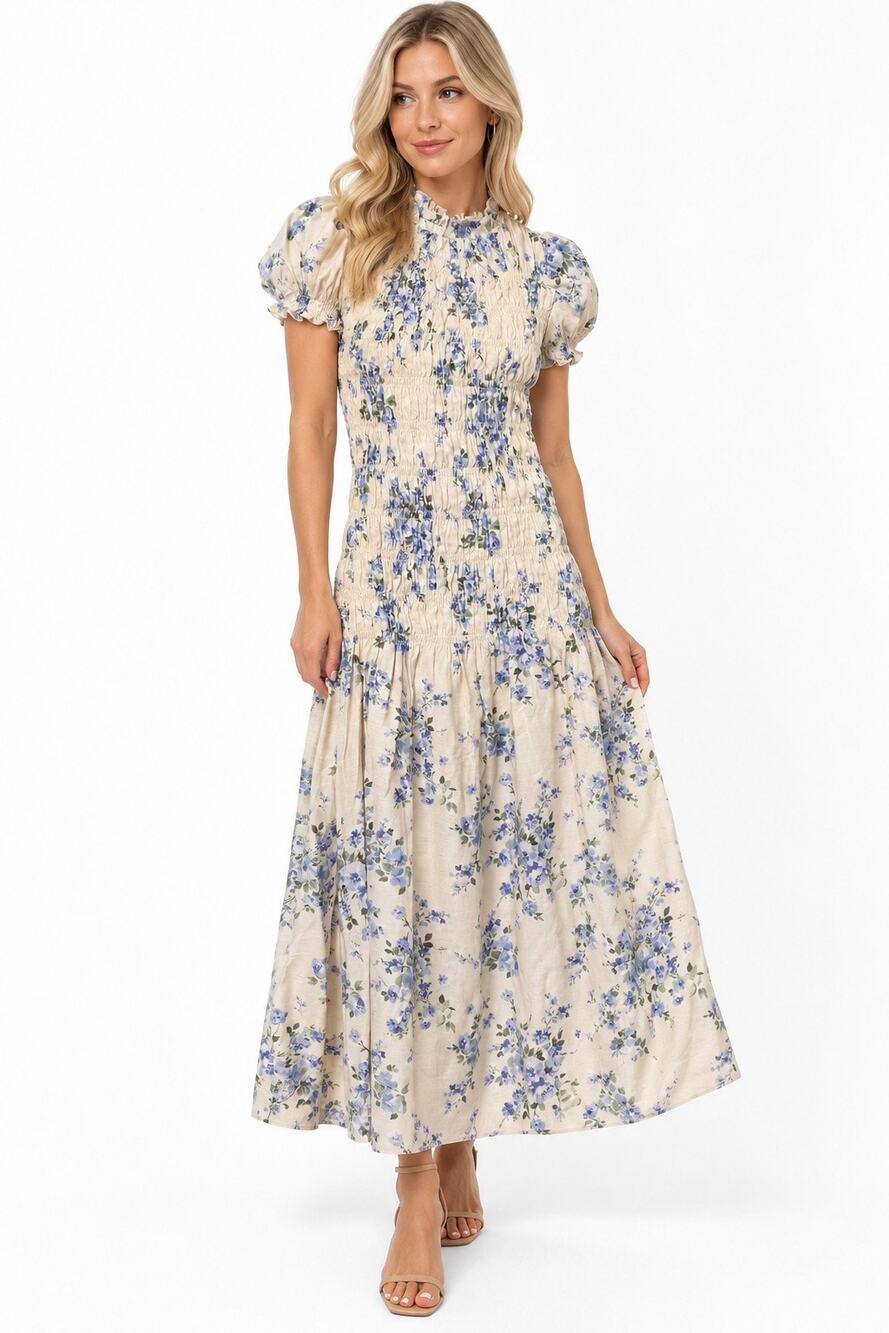 Vici Smocked Maxi Dress